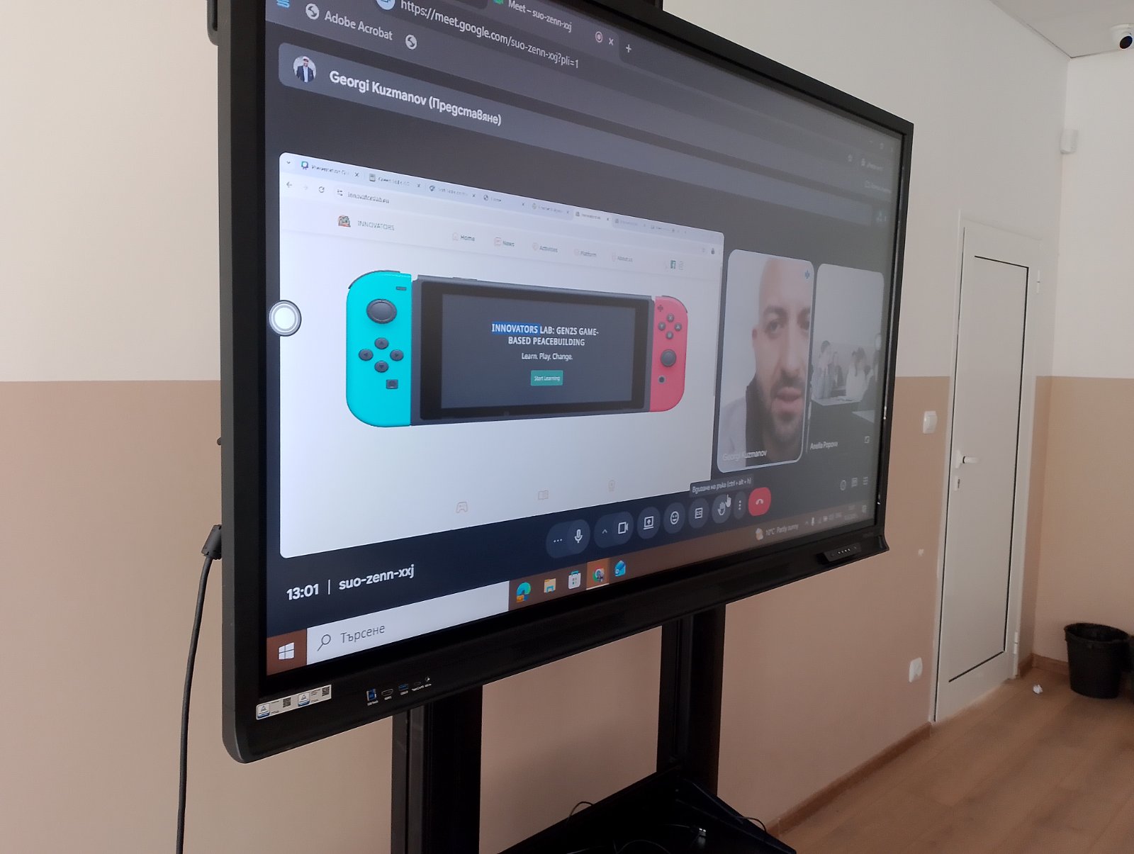 Online meeting with youth, Bulgaria 